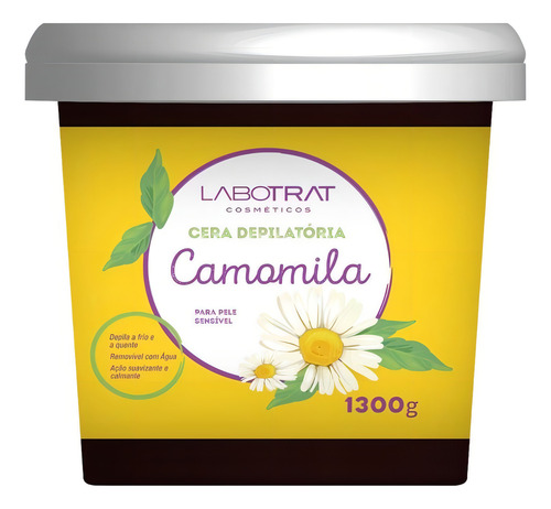 Cera Depilatoria Manzanilla Piel Sensible 1.300gr Labotrat