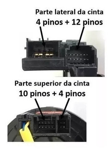 Imagen 3 de 7 de Cable Espiral Cinta Airbag Toyota Etios Bocina Comando