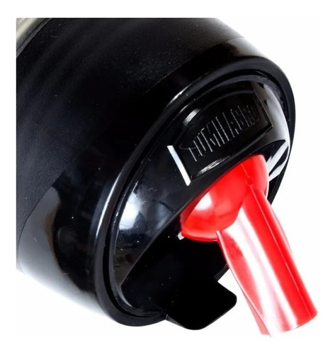 Termo Acero Inoxidable Lumilagro Luminox Bala 1 Lt Café Mate