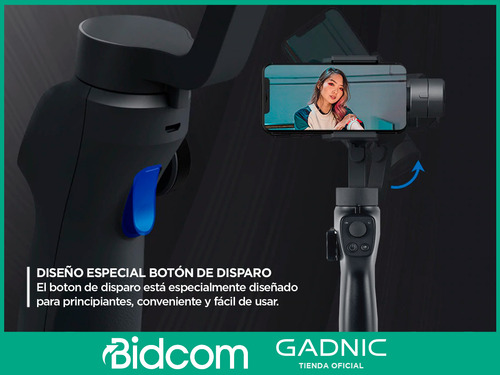 Imagen 5 de 10 de Gimbal Gadnic G200 Pro Estabilizador Camara Celular Fotos