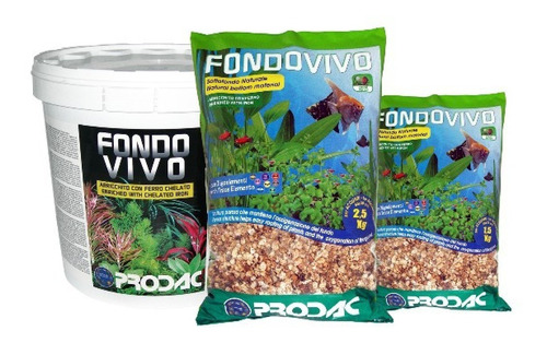 Prodac Fondo Vivo 2,5kg Sustrato Nutritivo Plantado Polypter