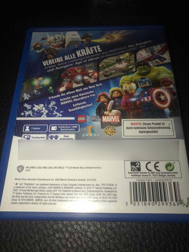 Videojuego Lego Marvel Avengers Para Psvita (Usado)