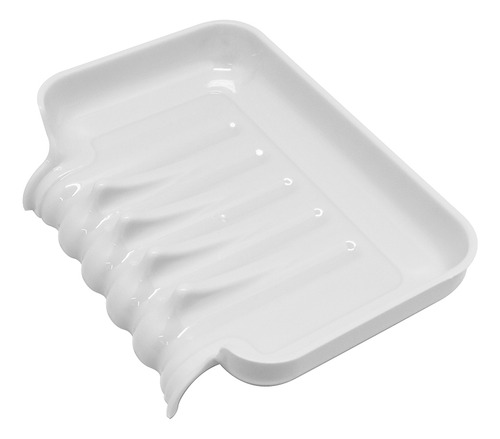 Jabonera Con Escurridor Bath Styles Color Blanco