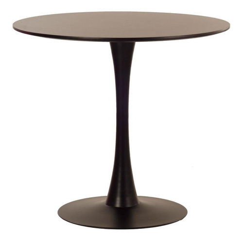 Mesa De Jantar Redonda Tulipa - Saarinen - 80 Cm Cor da tampa Preto