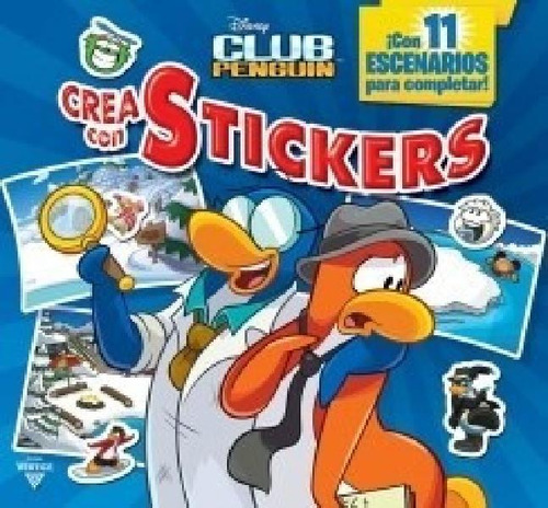 Libro - Crea Con Stickers (disney Club Penguin) (con 11 Esc