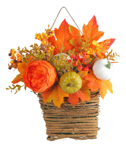 Cesta De Flores Para Colgar En La Puerta Cesta Decorativa De