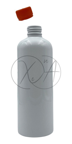 Envases Plasticos Blancos 500 Ml Tapa Rosca De Seguridad X 1