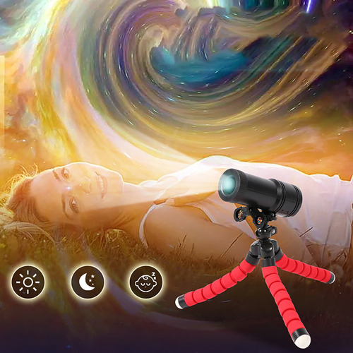 Proyector De Lámpara De Luna Luz Nocturna Giratoria De 360°