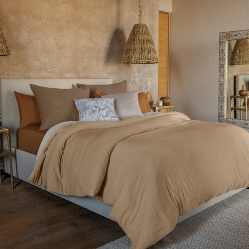 Funda De Duvet Vianney Arabia Queen/ Mat Xl Kaki Liso