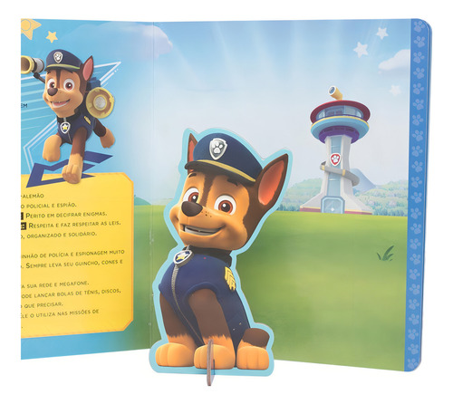 Paw Patrol - Eu sou... Chase, de Fucci, Emma & Salgado, Virginia Pérez. Editorial Happy Books Editora Ltda., capa mole em português, 2017