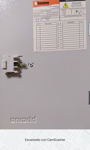 Tablero Electrico Residencial Ticino Meta Pintado 16 Polos