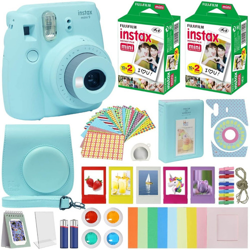 Camara Fujifilm Instax Mini 9 Kit Completo Accesorios Estuch