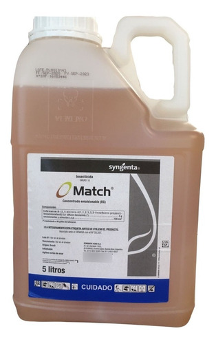 Insecticida Match  Lufenuron 5 % X 5 Litro Polilla Tomate