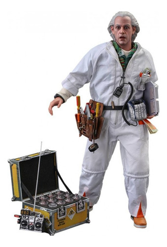 Doc Emmet Brown Deluxe 1/6 Back To The Future Hot Toys 610
