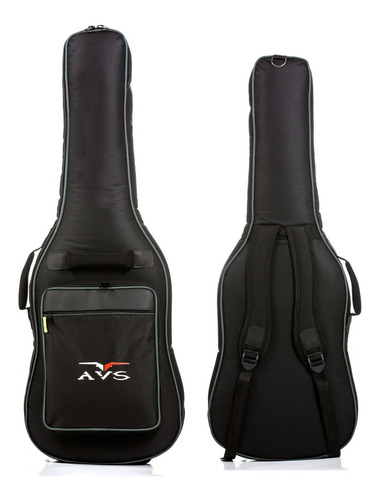 Capa Bag Guitarra Nylon Super Luxo Avs Ch 200