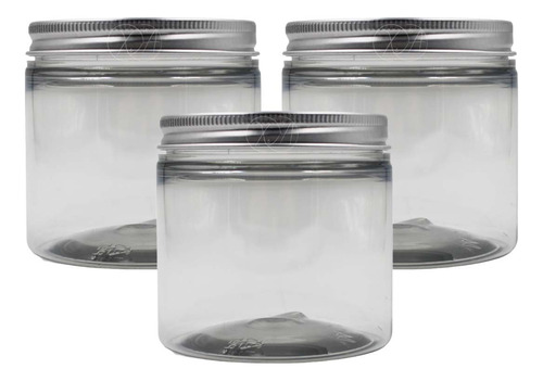 Tarro Pomadera 200 Ml Tapa Aluminio Metalica Crema X 100 Pzs