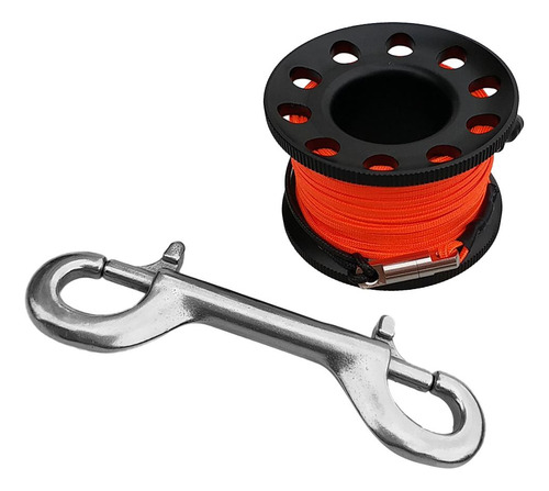 Carrete De Buceo Compacto Negro
