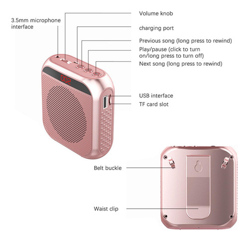2 Pack 2200mah Enhancer Idioma Booster Microfone Headset