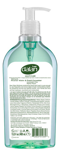 Jabón De Manos Dalan Fresh Cucumber Multicare Ultra Hidratan