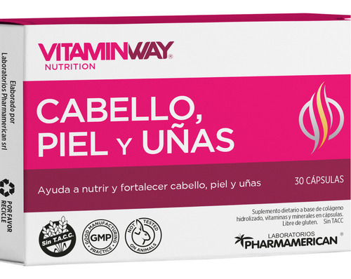 Vitamin Way Kit X6 Cajas Cabello Piel Y Uñas X30 3c