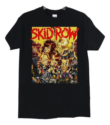 Polera Skid Row B Side Ourselves Rock Abominatron