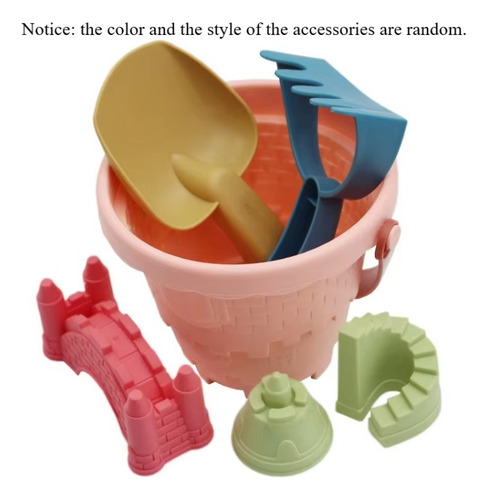 Set Pink Children Para Cavar Arena Con Forma De Castillo, Ju