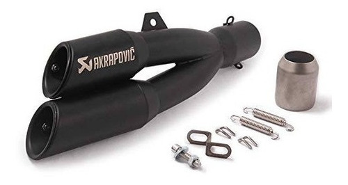 Escape Para Moto Cafe Racer Deportiv Doble Salida Rocketman 