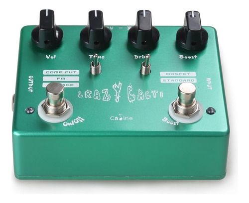 Pedal De Efectos Para Guitarra Caline Cp-20 Crazy Cacti Over