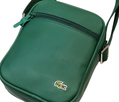 Bolsa Mariconera Riñonera Bandolera Neceser Lacoste Verde  (Reacondicionado)