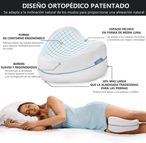 Travesseiro inteligente Memory Foam ALMOHADA ENTRE PIERNAS DE