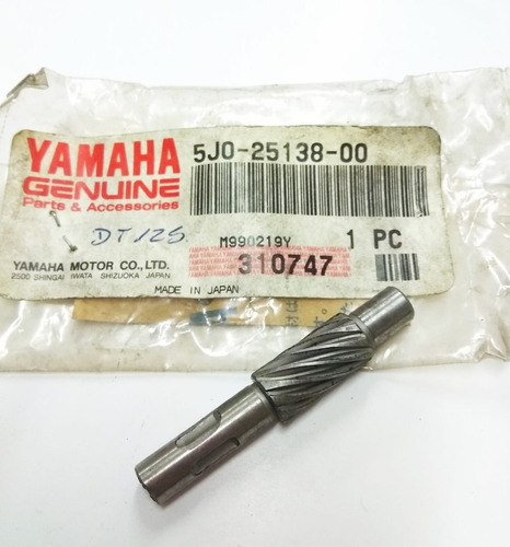 Engranaje Sinfín Velocímetro Orig. Yamaha Dt50/80 - Dt125