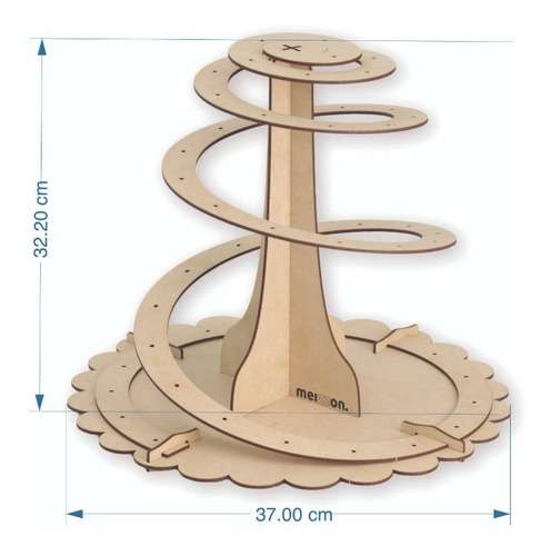 Espiral Base Para Paletas Para Mesa De Dulces Candy Bar