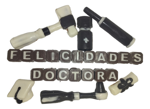 Chocolates Personalizados Felicidades Doctor/a Regalo Único