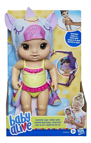 Boneca Baby Alive - Bebê Dia De Sol - Morena - Hasbro | Parcelamento sem  juros