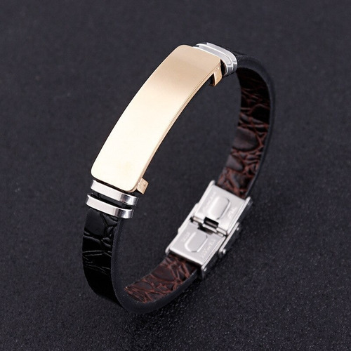 Imagen 6 de 8 de Pulsera Alerta Médica Grabado Láser Personalizado 1164