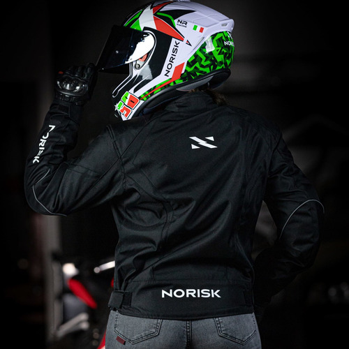 Imagem 4 de 8 de Jaqueta Motoqueiro Feminina Norisk Nr01 Imermeável Proteção