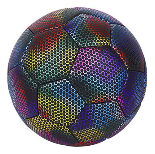 Balón De Fútbol Holográfico Que Brilla En La Oscuridad Que