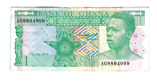 Ghana - Billete 1 Cedi 1979 - Ag8894999