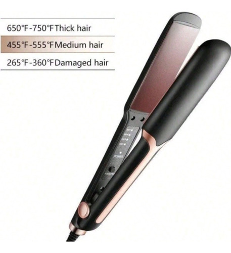 Plancha P/cabello Pro D/calidad C/control D/temperatura