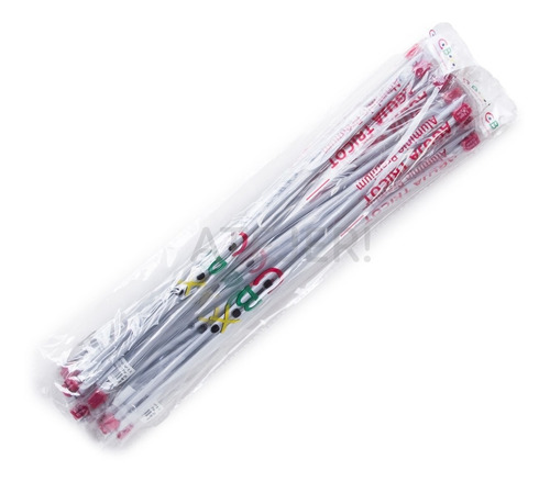 Imagen 6 de 10 de Agujas Tricot De Aluminio Marca Cbx N° 4 X Caja 12 Pares