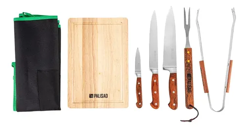 Kit Churrasco Inox 7 Peças Palisad 7914955 | MercadoLivre