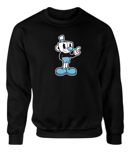 Sudadera Lisa Cuphead Video Juego Serie Gamer