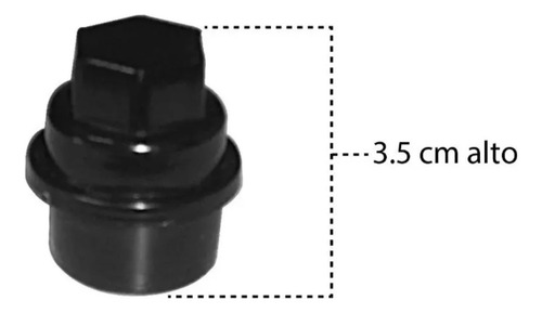 Kit 5 Capuchones Tuercas Para Tapón Original Chevrolet Trax (Usado)