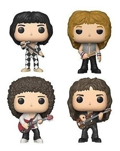 Funko Rocks Pop Grupo Queen  Roger Taylor Brian May John Dea