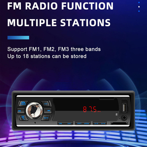 Reproductor Mp3 Para Coche, Radio Fm De Alto Rendimiento Con
