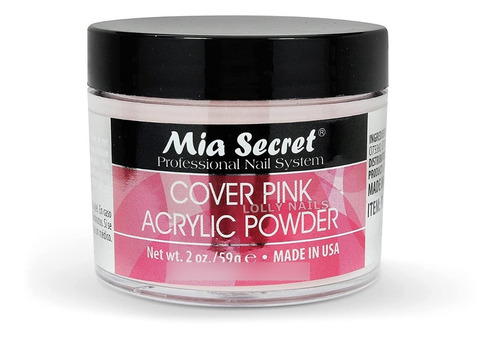 Polímero/polvo Acrílico Cover Pink Mia Secret 59 Grs