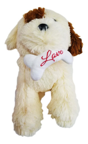 Imagem 1 de 2 de Cachorro De Pelúcia C/ Osso Mingau Rei Pet's 2030