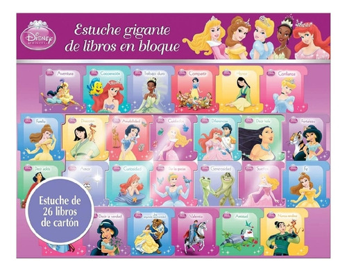 Cuentos Estuche 26 Libros En Bloque Princesas Disney