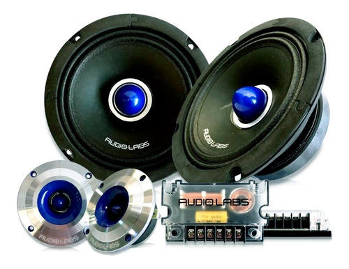 Set De Medios Audiolabs De 6.5 Tweeter Bala 4 Adlpro65.2os