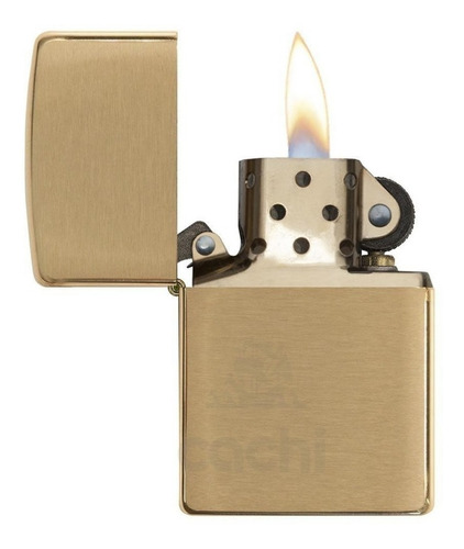 Imagen 3 de 5 de Encendedor Zippo Armor® Brushed Brass Gold 168